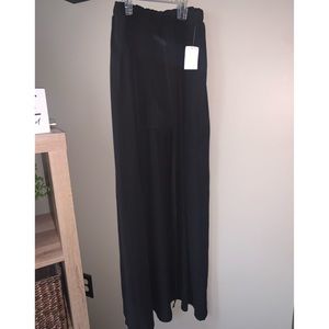 NWT Black maxi/romper skirt